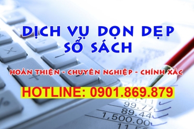 Dịch vụ dọn dẹp sổ sách kế toán