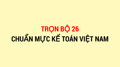 Chuẩn mực kế toán Việt Nam