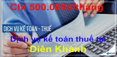 Dịch vụ kế toán diên khánh