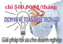 Dịch vụ kế toán trọn gói