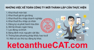 Những thủ tục cần làm sau khi thành lập DN