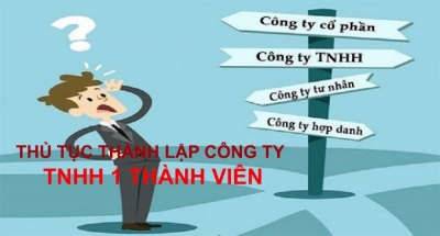 Thủ tục thành lập công ty TNHH 1 thành viên