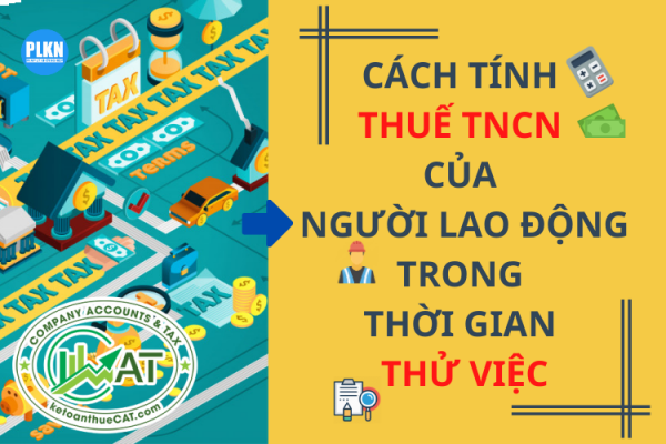 Cách tính thuế TNCN của người lao động trong thời gian thử việc