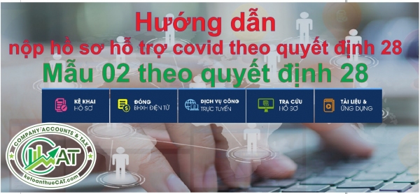 Hướng dẫn nộp hồ sơ nhận hỗ trợ covid theo quyết định 28