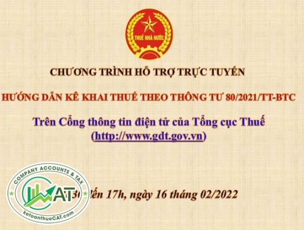 Tài liệu hướng dẫn kê khai thuế