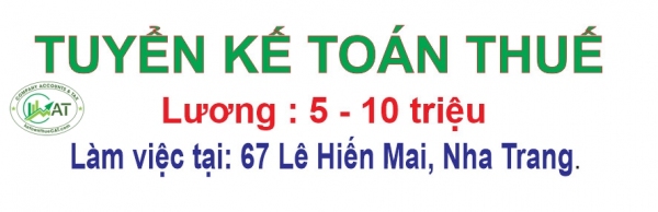 Tuyển kế toán